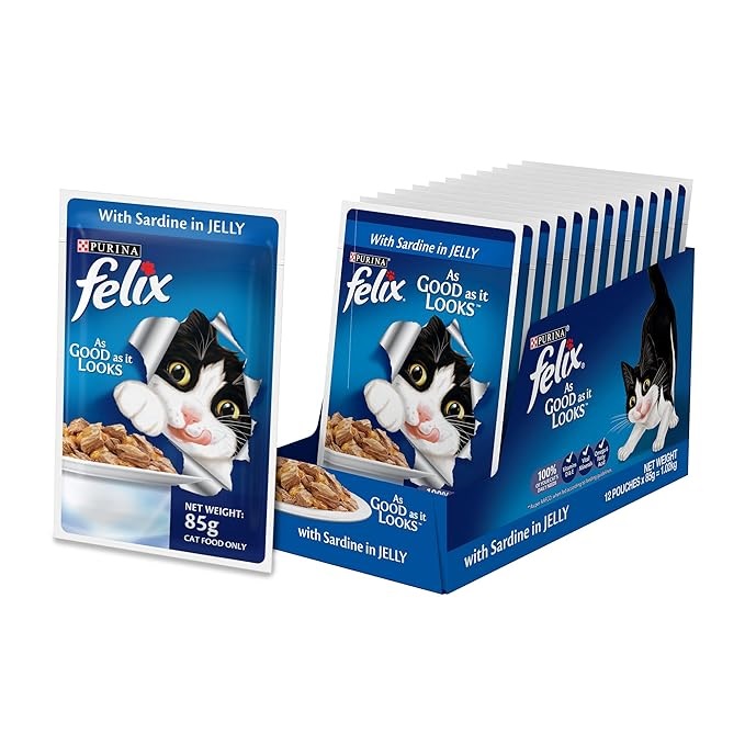 Purina Felix As Good As It Looks Wet Food Cats (12x85 g)